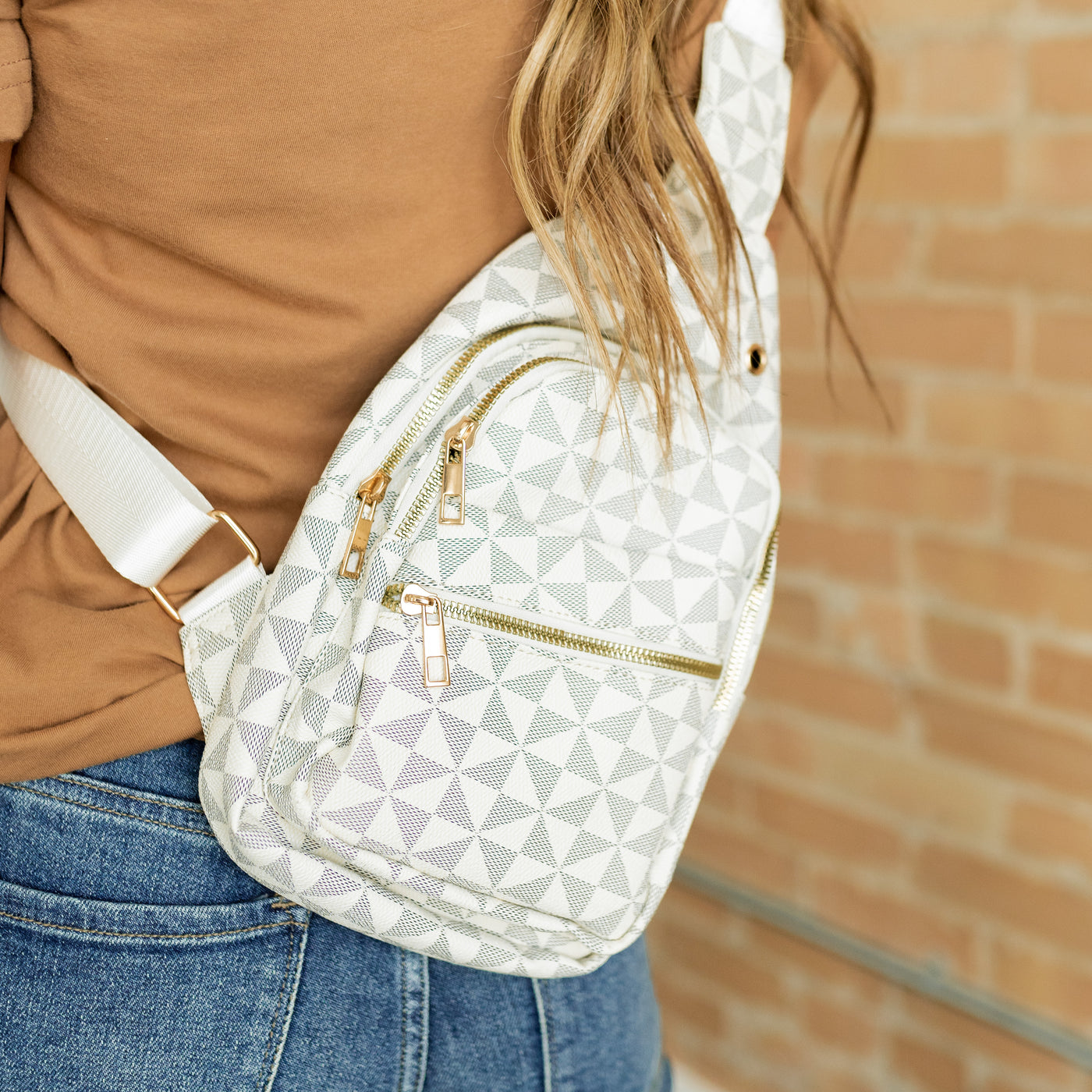 Scarlette Sling Backpack - Beige