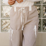 Paisley Lantern Pants - Brown