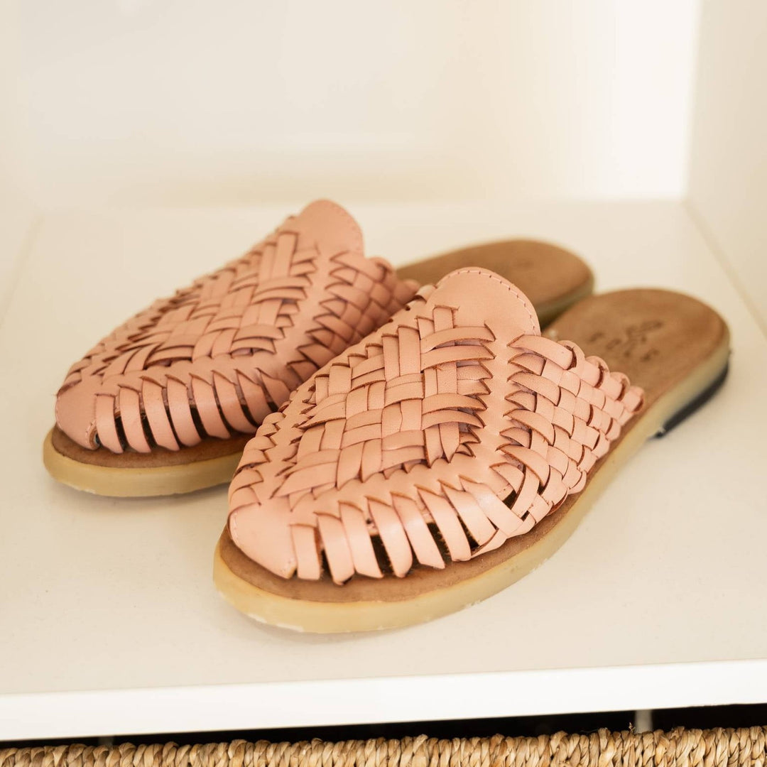 Anita Huarache Flats - Peony