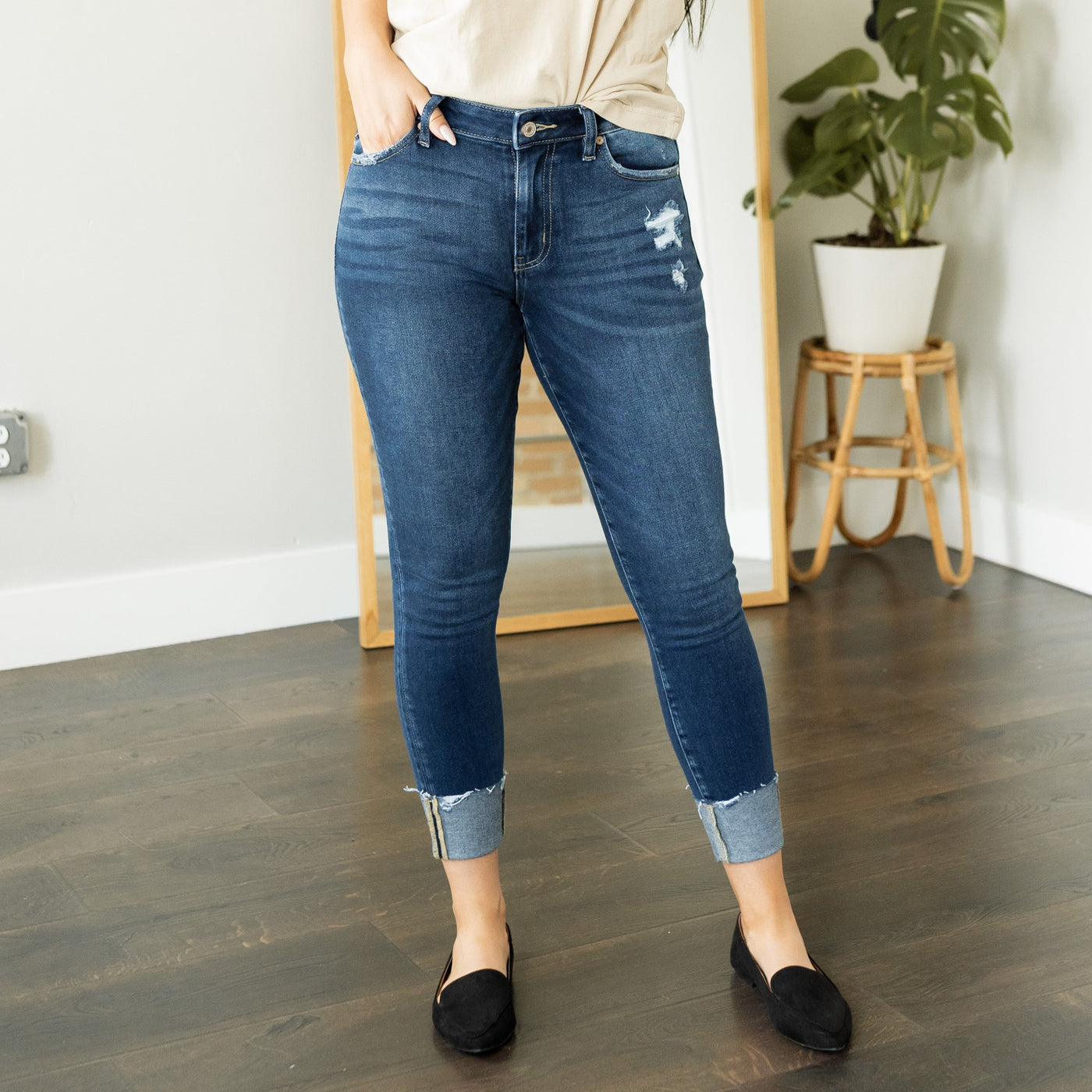 Quincy High Rise Ankle Skinny Jeans