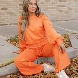 Miles Wide Leg Pants Set - Flamingo| Dropship