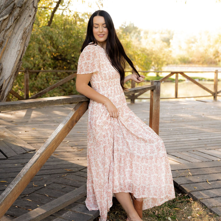 Birdie Dress - Sunset Foliage