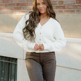 Fern Sweater Cardigan - Cream