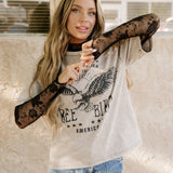 Free Bird Mineral Wash Tee