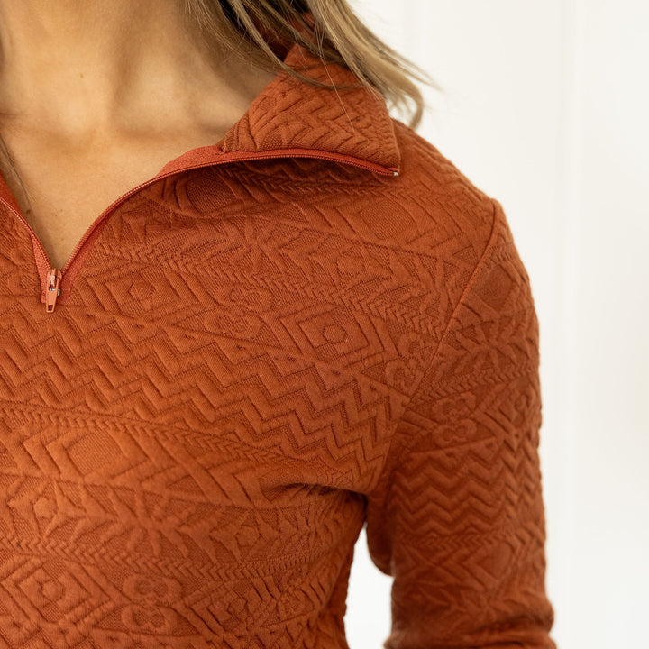 Nettie Pullover - Rust