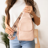 Aria Sling Backpack - Blush