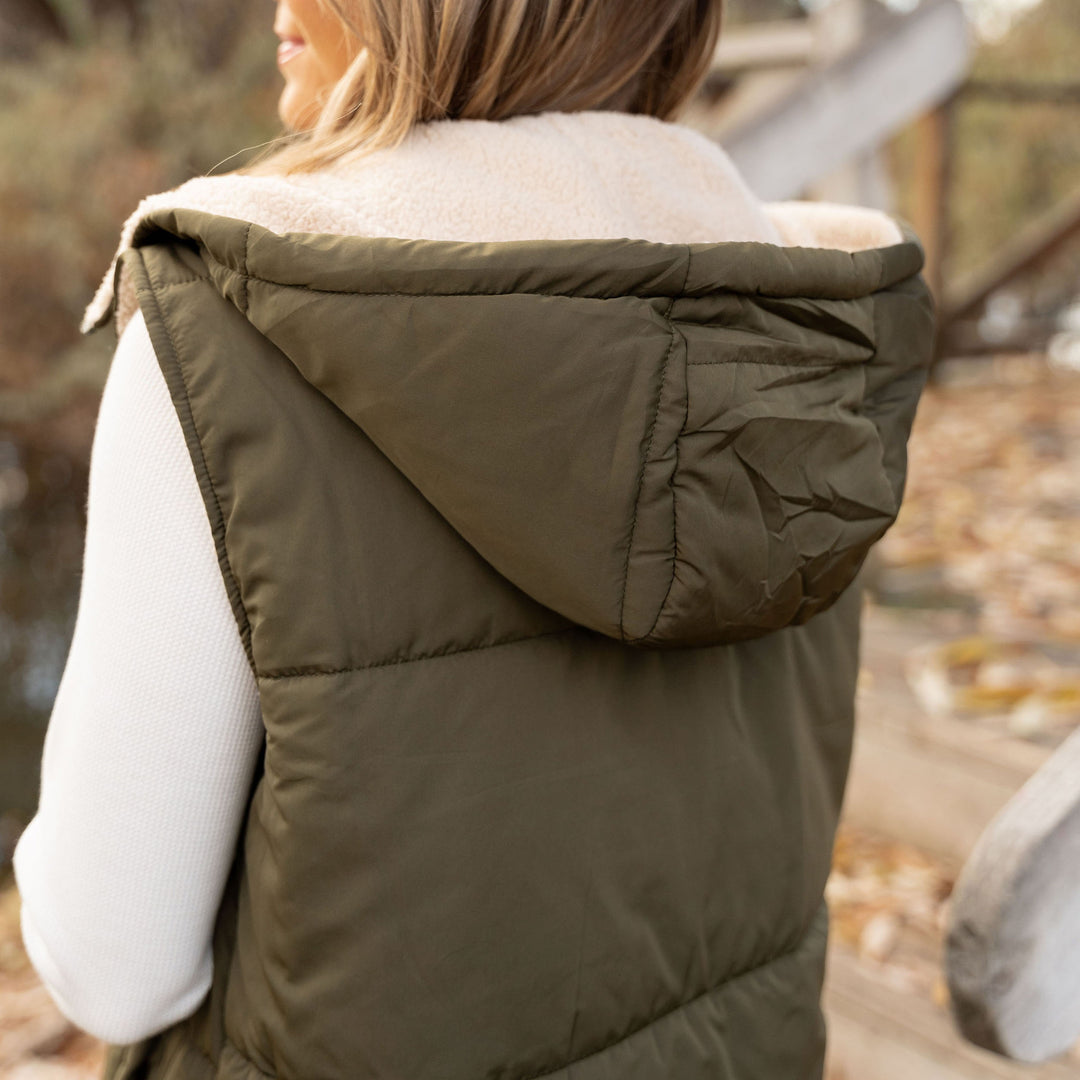 Monroe Vest - Olive