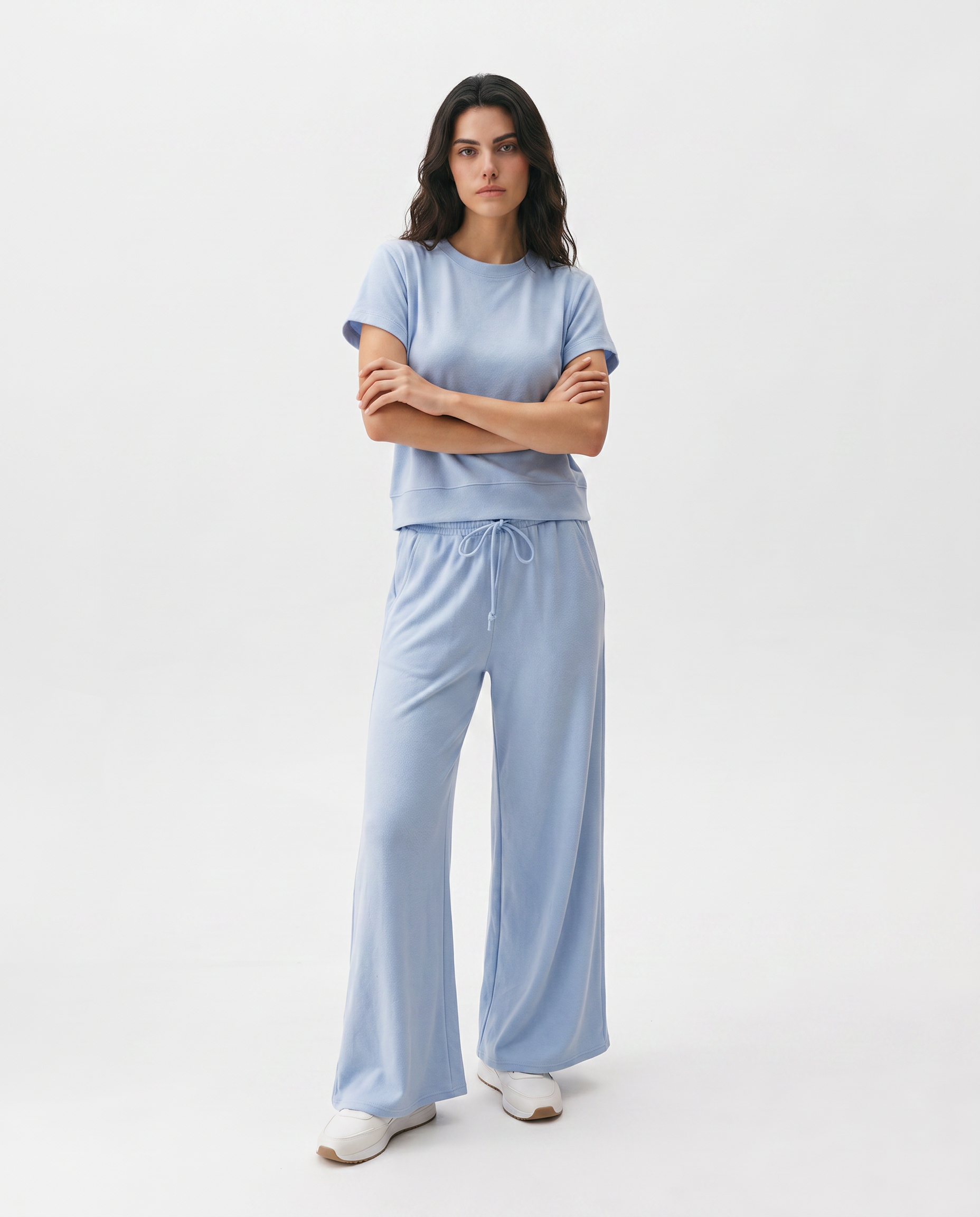 Lucy Wide Leg Pants 2pcs Outfit