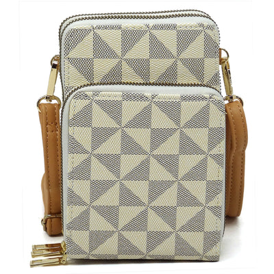 Briana Cell Phone Purse - Taupe