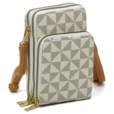 Briana Cell Phone Purse - Taupe