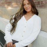 Fern Sweater Cardigan - Cream