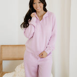 Harlow Half Zip Thumbhole Sleeve Hoodie Active Pants 2pcs Outfit