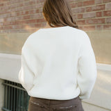Fern Sweater Cardigan - Cream