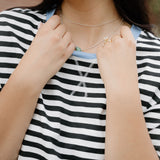 Striped Boyfriend Tee - Black