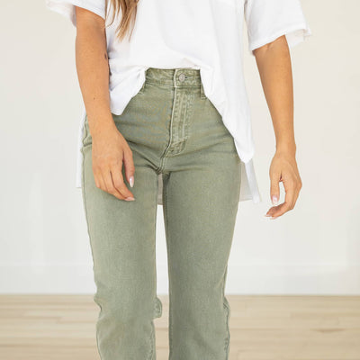 Haven High Rise Straight Jeans