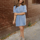 Fallon Denim Dress | Dropship