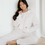 Rose Hoodie Sheath Sweatpants Set