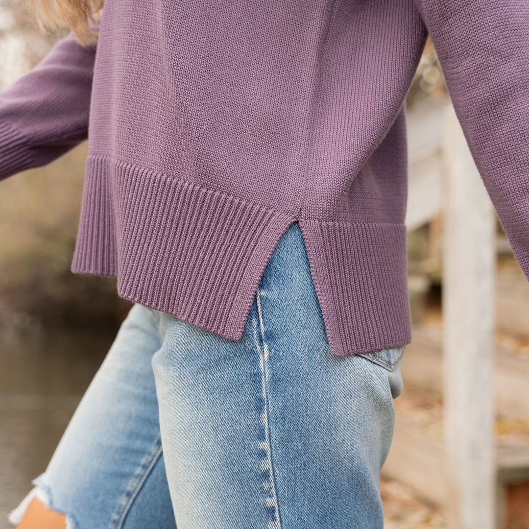 Haisley Sweater - Light Plum