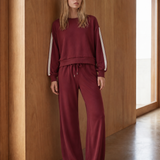Sportie Pullover Drawstring Sweatpants Set
