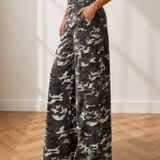 Peyton Camo Cargo Wide Leg Pants