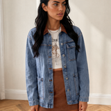 Reya Long Sleeve Denim Jacket