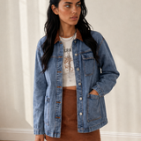 Reya Long Sleeve Denim Jacket