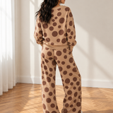 Ainsley Polka Dot Drawstring Pants Set