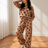 Ainsley Polka Dot Drawstring Pants Set