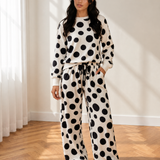 Ainsley Polka Dot Drawstring Pants Set