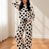 Ainsley Polka Dot Drawstring Pants Set