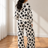 Ainsley Polka Dot Drawstring Pants Set
