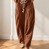 Sienna Drawstring Corduroy Pants