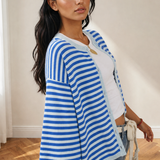 Freya Half Sleeve Knit Button Down Sweater Cardigan
