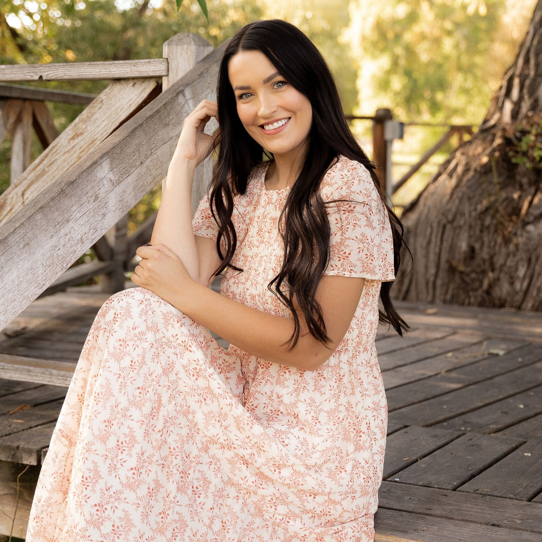 Birdie Dress - Sunset Foliage