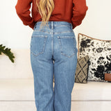 Riley High Rise Flare Jeans - Vervet