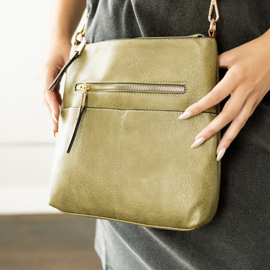 Sadie Crossbody Bag - Sage