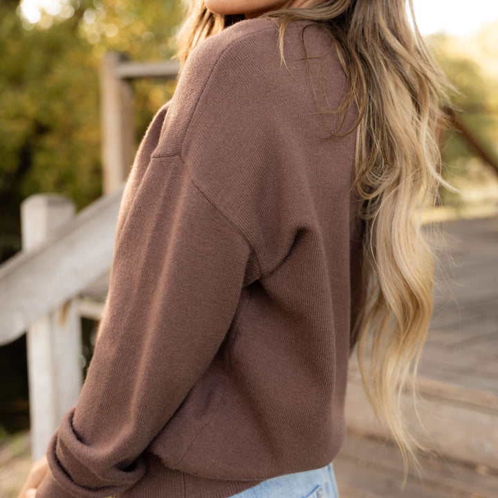 Camilla Sweater - Mahogany