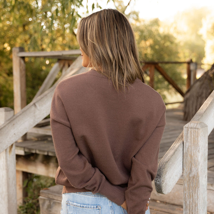 Camilla Sweater - Mahogany