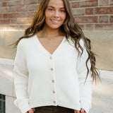 Fern Sweater Cardigan - Cream