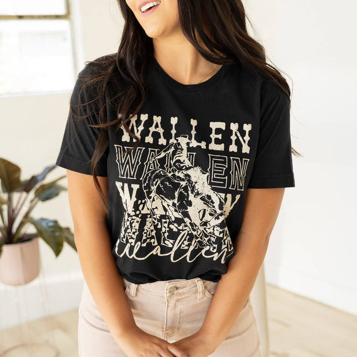 Wallen Graphic Tee - Black