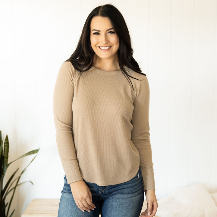 Tiffany Long Sleeve - Light Mocha