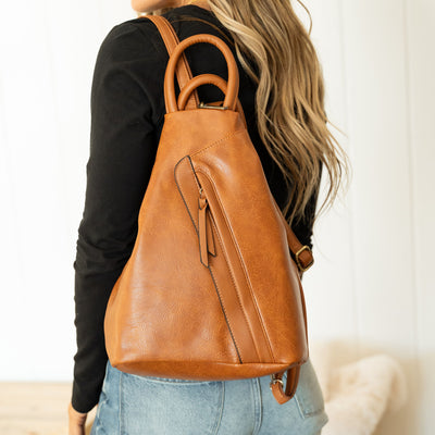 Emerson Sling Backpack - Brown