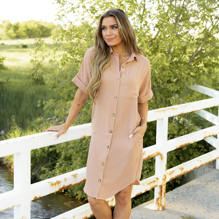 Willow Dress - Sandstone