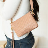 Hannah Crossbody Bag - Dark Blush