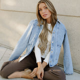 Solana Denim Jacket - Light Wash | Dropship