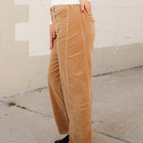 Corduroy Barrel Pants - Vervet