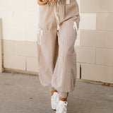 Paisley Lantern Pants - Brown