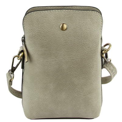 Ellis Cell Phone Purse - Gray