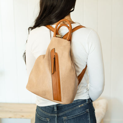 Emerson Sling Backpack - Tan