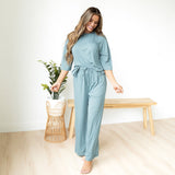 Esme Loungewear Set - Dusty Blue